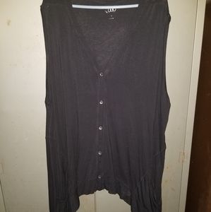 LOGO black button vest pockets 2x